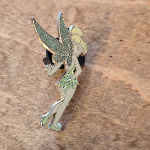 Disney Jewelry - 2006 Sassy Tinkerbell Rhinestone Pin